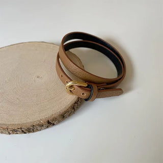 Leather bracelet