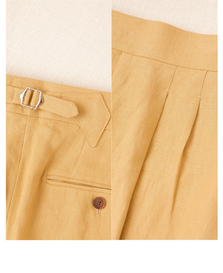 [CULTUM] Linen Single-Breasted Suit