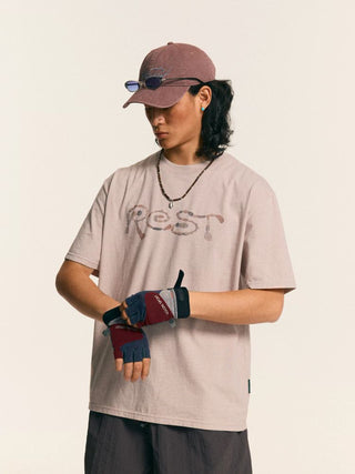 [Monterest] 5A Antibacterial Heathered Relaxed Tee