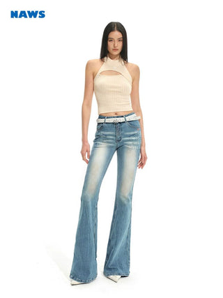 [NOTAWEAR] Lyocell Wool Blend Halter Neck Tank  Top