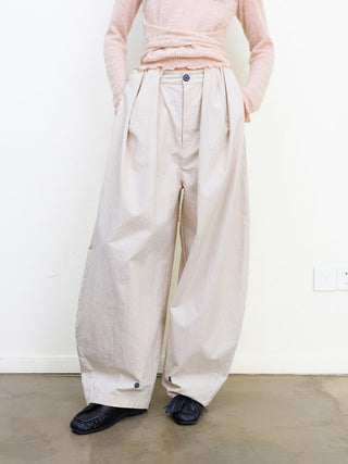 [NeverSeez] Pleated Wide-Leg Pants