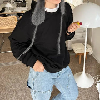 Basic Simple Lightweight Sweatshirt