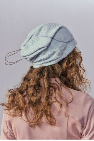 [Monterest] Fleece Beanie with Dual Track Drawstring