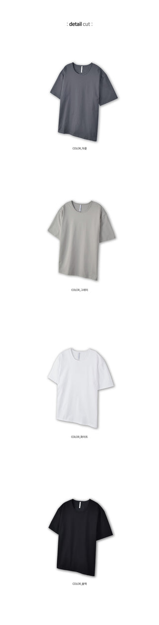 Must-have Washed U-Neck  T-shirt
