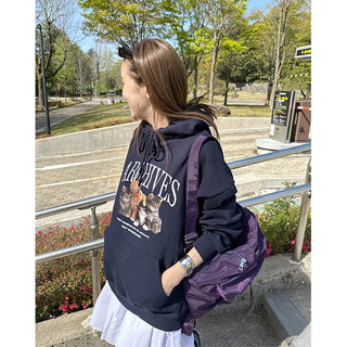 Cat Oversized Hoodie