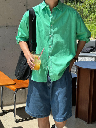 Biya Pigment Linen Shirt