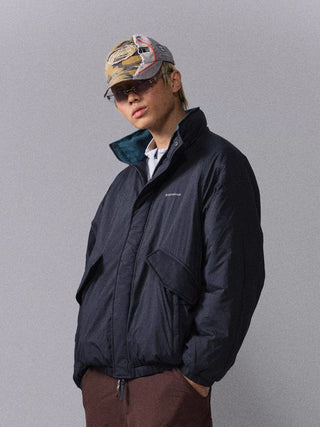 [Monterest] Water-Resistant Stand Collar Padded Jacket