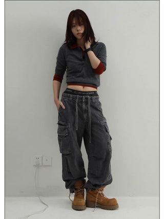 MASONPRINCE Washed Cargo Pants