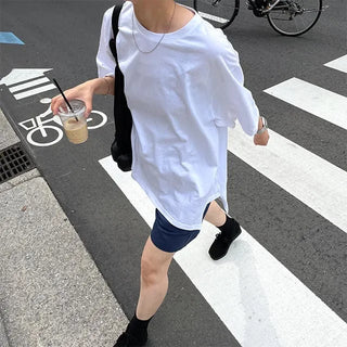 silk simple tee
