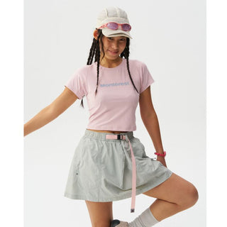 [Monterest] Quick-Dry Slim Fit Logo Crop Top