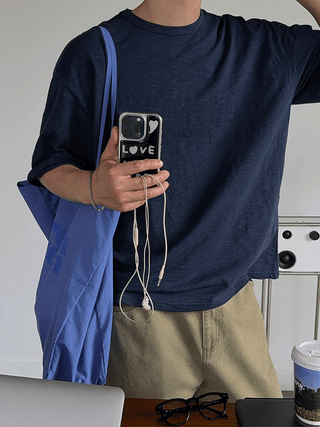 Doner Slub Oversized 1/2 T-shirt
