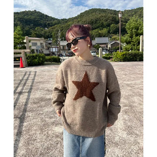 Star pattern sweater