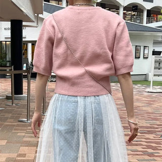 Colorful round knit
