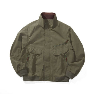 [Monterest] Water-Resistant Stand Collar Work Jacket