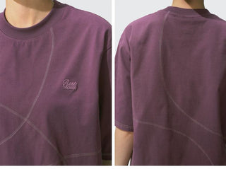 [Monterest] 7A Antibacterial Stitch Panel Relaxed Tee