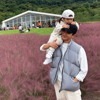 Pink Muhly Padded Vest (4 colors)
