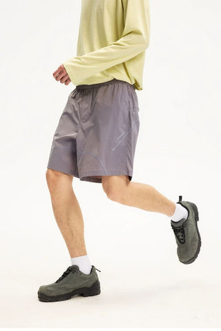 [Monterest] Water Repellent Contrast Stitch Shorts