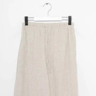 Banding linen pants