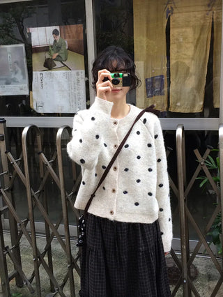 Polka Dot Cardigan