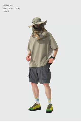[Monterest] Outdoor Woven Pocket T-Shirt