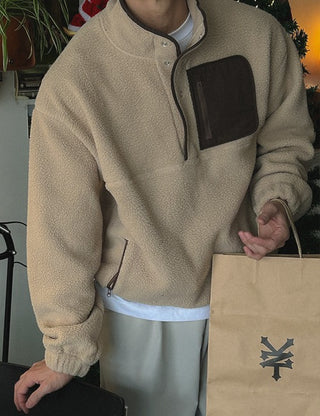Egg Fleece Pocket Anorak (4 colors)