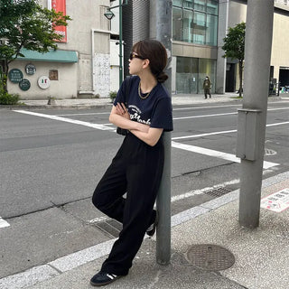Pintuck Straight Slacks