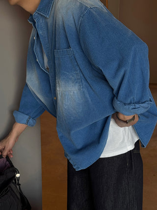 Lisbon Corduroy Washed Outshirt