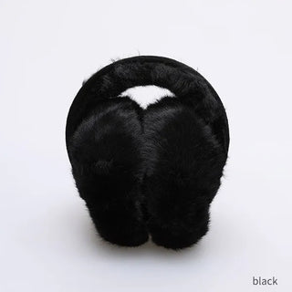 Suede wool earmuffs