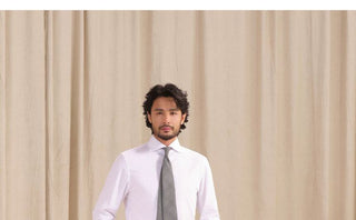 [CULTUM] Herringbone Brushed Pleated Trousers