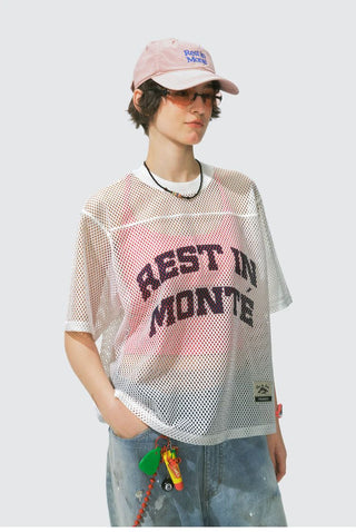 [Monterest] Mesh Jersey Short Sleeve Tee
