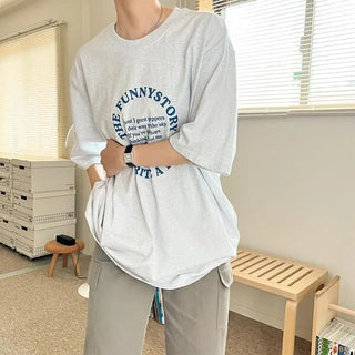 Lettering Logo Casual T-shirt