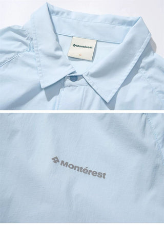 [Monterest] Water Repellent Lightweight Snap Shirt