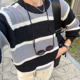 Asymmetrical Border Knit