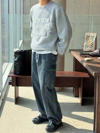 FROM NOW Intarsia Soft Knit