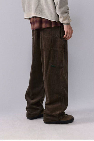 [Monterest] Washed Wide Wale Corduroy Work Pants