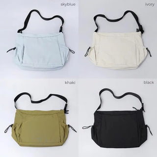 Pocket String Shoulder Bag