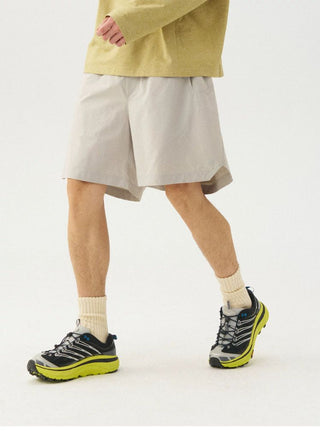 [Monterest] Quick-Dry Mesh Panel Sports Shorts