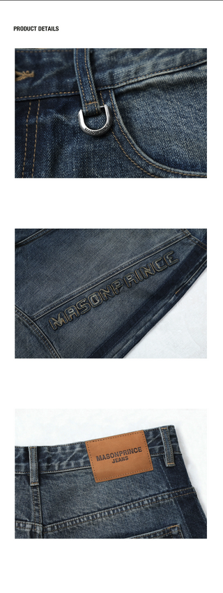 [MASONPRINCE] Workwear Structure Denim Pants