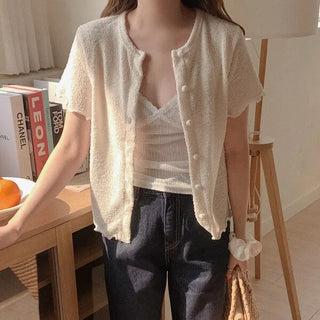 Towel cardigan