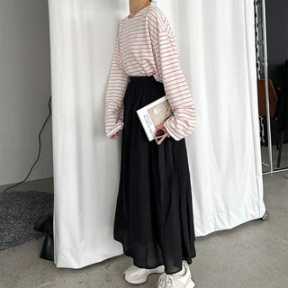 Oversized striped T-shirt