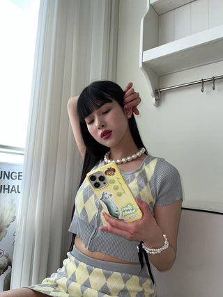 [Kiwi lime milk shake] Hard case
