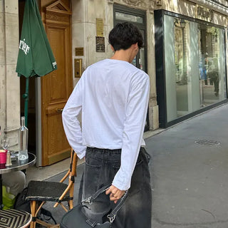 Basic long-sleeved T-shirt