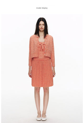 [NECY] Sunset Flower Garden Knit Set
