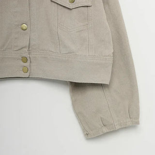 Cotton cropped jacket
