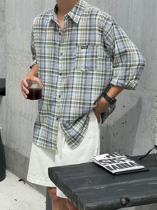Amande Summer Check Shirt