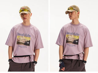[Monterest] Quick-Dry Graphic Print T-Shirt