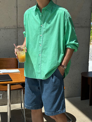 Biya Pigment Linen Shirt