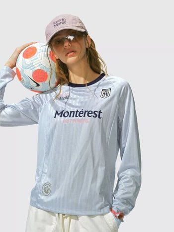 [Monterest] Stripe Jersey Long Sleeve T-Shirt