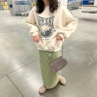 Simple knit skirt