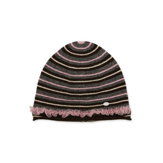 [Moromoro2] Striped Lace-Up Cold Hat
